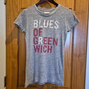 Vintage Ruehl No. 925 Blues of Greenwich Heathered Grey T-Shirt